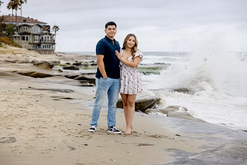 Romantic Couple Photoshoot After Surprise Proposal