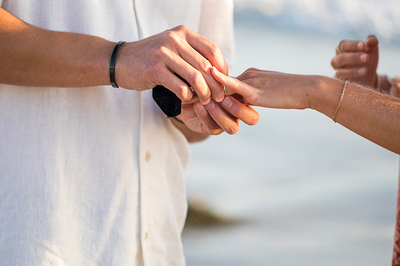 engagement beach session